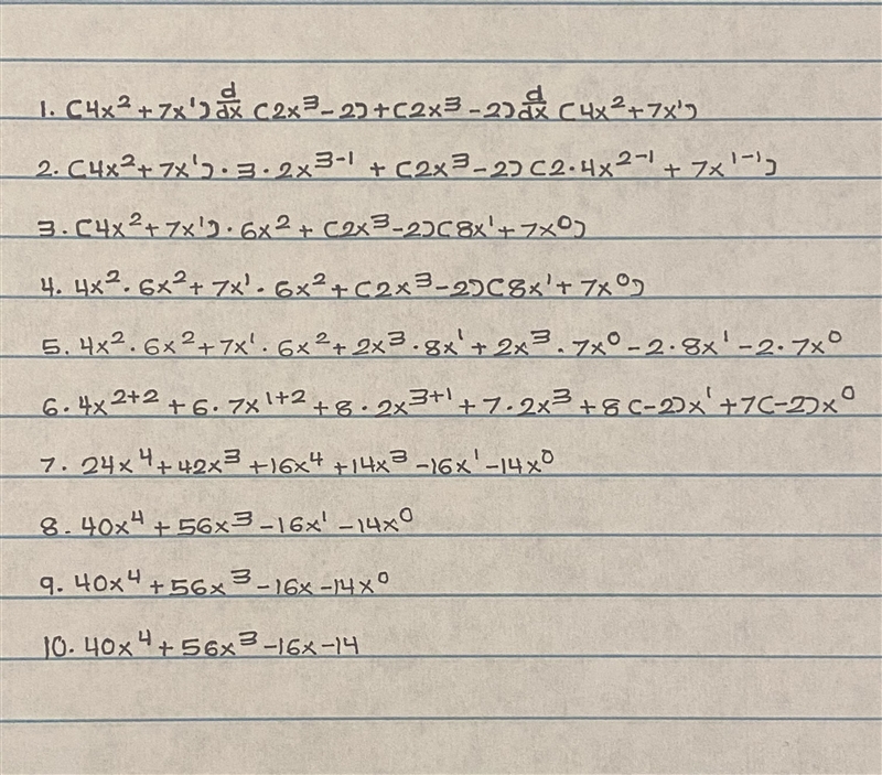 I really need help with this. This is for AP Calculus. I just need to find the derivative-example-1