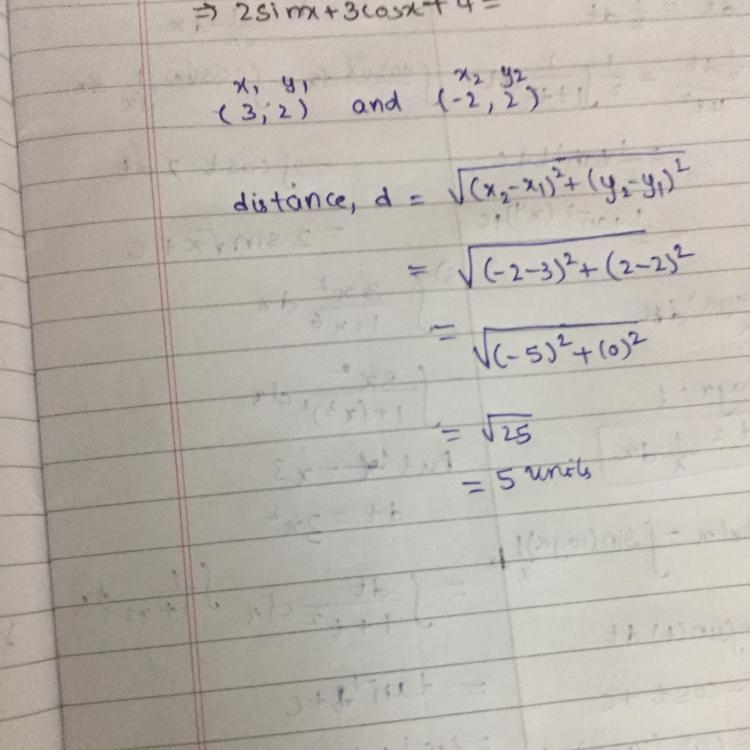 What is the distance between the two points?-example-1