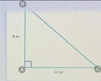 Find the area of the triangle shown-example-1