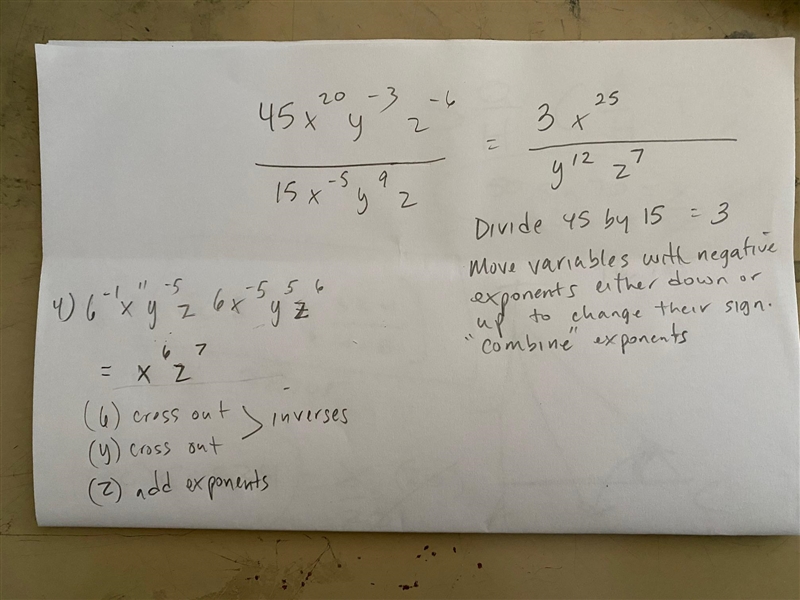 Simplify the exponents in the picture please-example-1