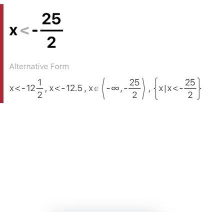 HELP! - Your work solving the inequality - The solution in set notation - The solution-example-1