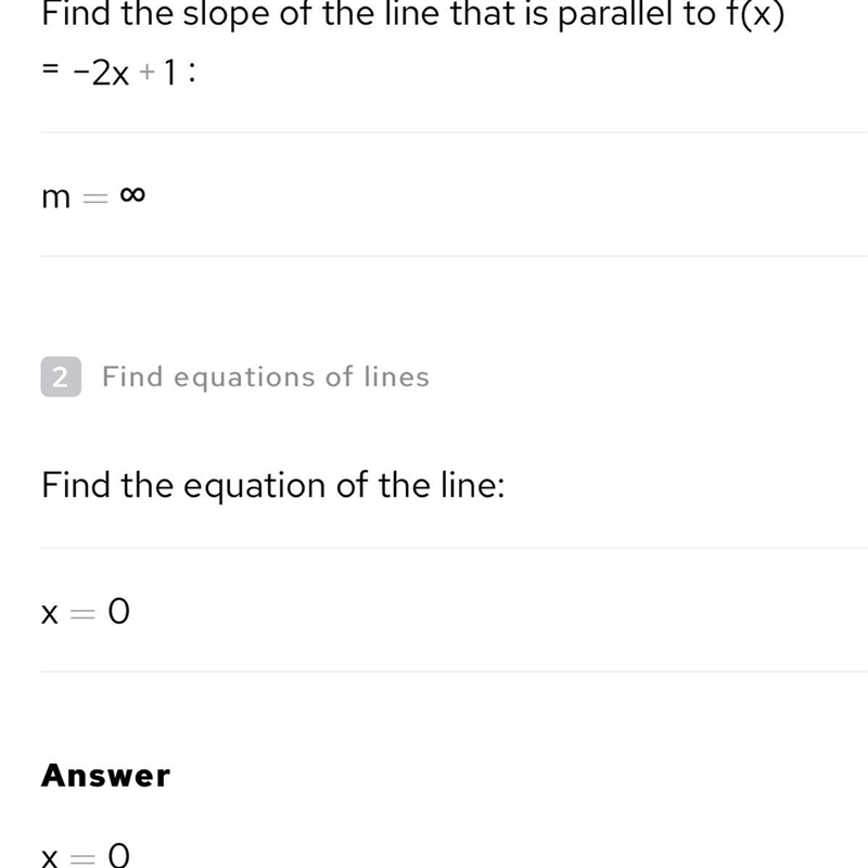 Five the equation of line that is parallel to f(x)=-2x+1 that goes through point (0,5)-example-1