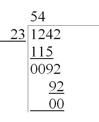 Show on graph 1,242 ÷ 23 = 54 and 731 x 268 = 196,176-example-1