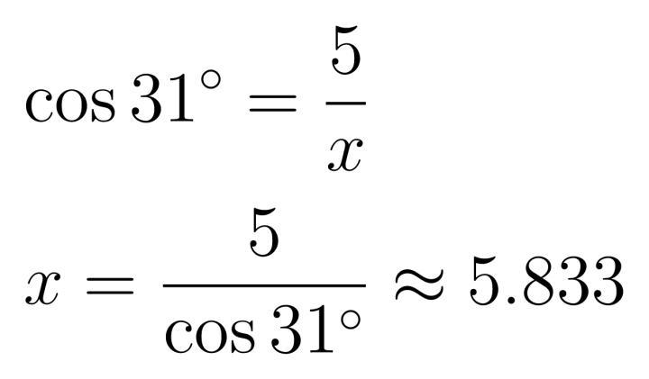 1. Find the unknown length of the side labeled x.-example-1