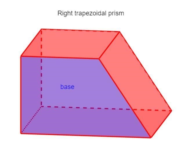 (87 POINTS I NEED ANSWER TODAY!!!) A right trapezoidal prism is sliced parallel to-example-2