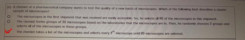 A) Chemist at a pharmaceutical company wants to test the quality of a new batch of-example-1