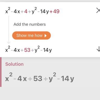 Xy- t 10 11 13 x² + (y-7)² =9 The graph of the equation above on the xy- plane is-example-1