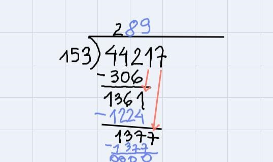 Question 5 Matt is learning long division. His work for a problem is shown, What is-example-1