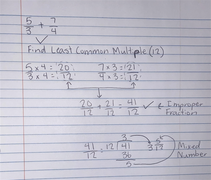 Someone pls answer 5/3 + 7/4 simplify version, with the full steps if you dont mind-example-1