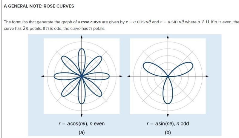 Identify the type of polar graph for the equation: r = 6cos 2θ aLimacon with inner-example-2