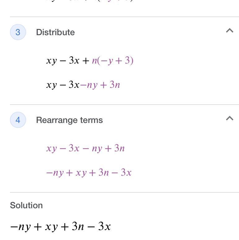 X(y − 3) + n(3 − y)-example-1