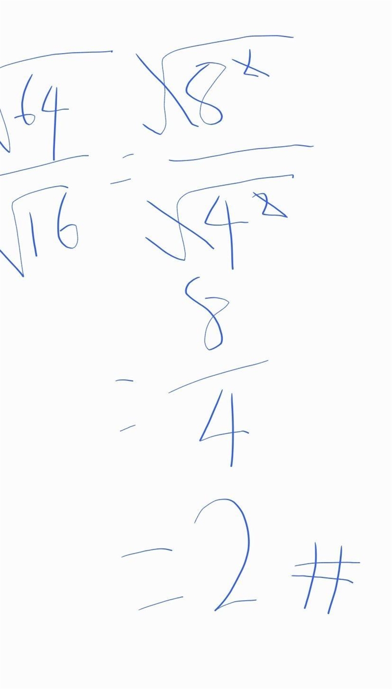 Which choice is equivalent to the quotient below? √16 OA. A OB. N/హ / OC. 2 D. √√2​-example-1