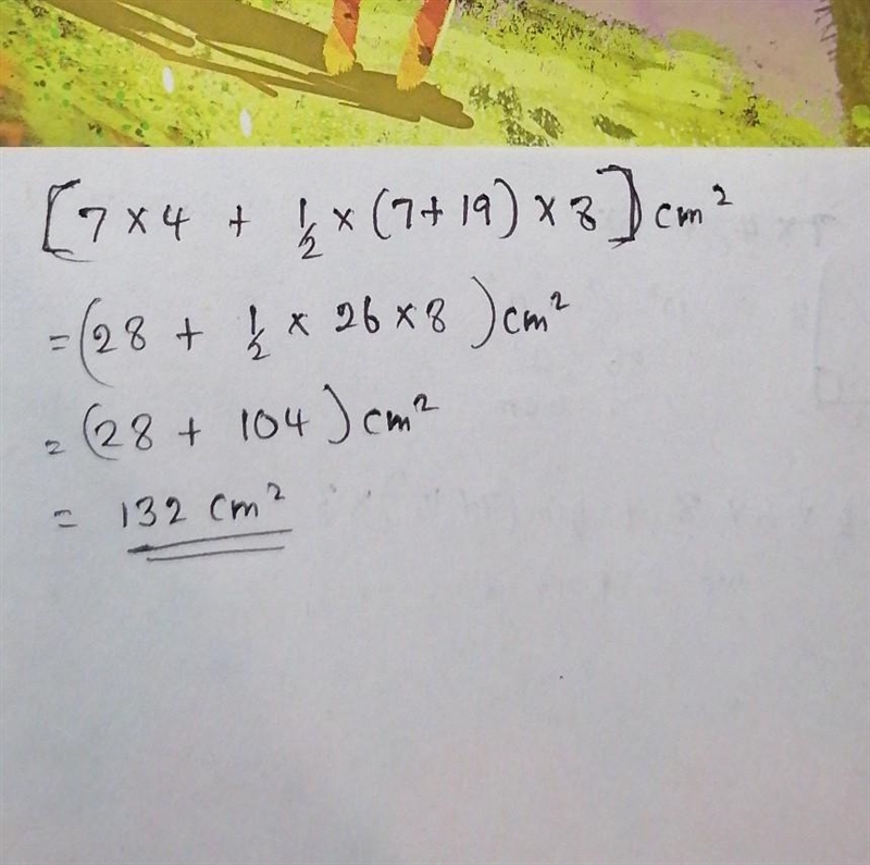 Find the area of the figure-example-1