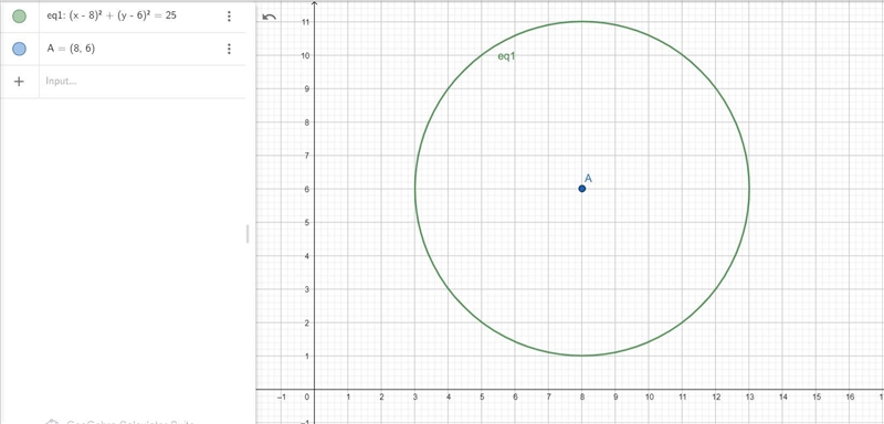 Write an equation of the circle with center (8,6) and diameter 10.-example-1