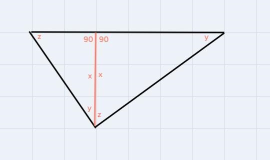 Write a similarity statement about the three triangles shown in the diagram-example-1