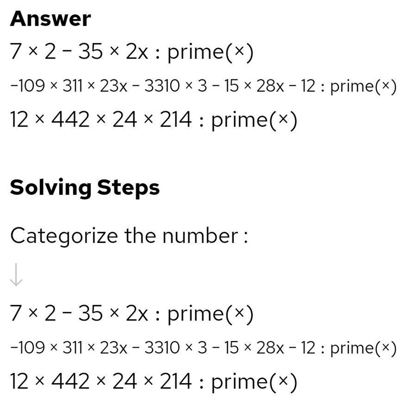 Which polynomial is prime? 7x2 – 35x 2x – 10 9x3 11x2 3x – 33 10x3 – 15x2 8x – 12 12x-example-1