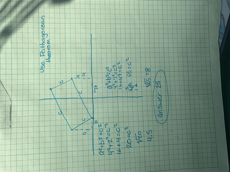 (-6,4) (-4,0) (4,4) (2,8) what’s the perimeter-example-1