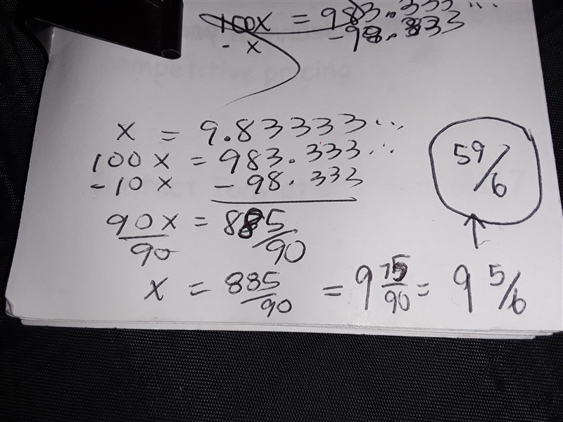 Which of the following values is not an irrational number? pi, the cube root of 48, 9.83 repeating-example-1