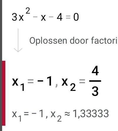 Complete the steps to identify all potential rational roots of f(x) = 3x2 – x – 4.-example-2