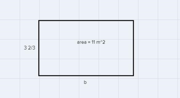 what is the missing side length of a rectangle that has side length of 3 2/3 and and-example-1