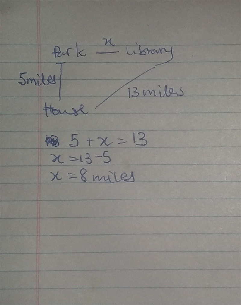 PLS help Jaime rode her bike 5 miles north to the park to meet a friend. Then they-example-1