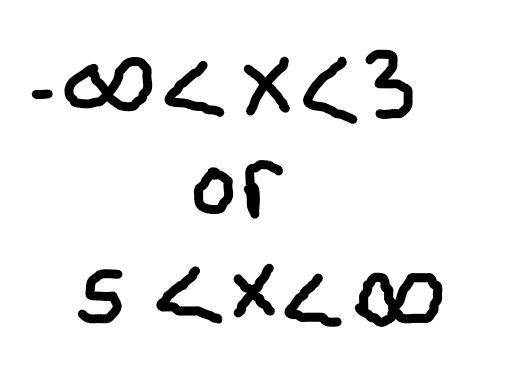 I need help asap!! this is due soon!!! What is the inequality notation of this equation-example-1