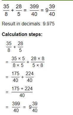 Show and explain how you will estimate the answer to the problem 4 3/8 + 5 6/10. • Explain-example-1