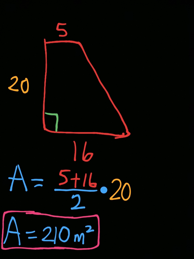 PLEASE HELP What is the area, in square meters, of the shaded part of the rectangle-example-1