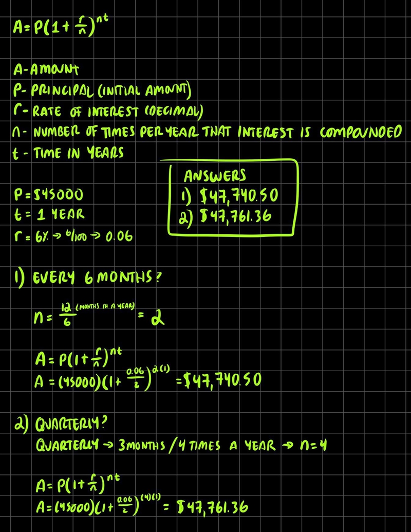 Prem has $45000 to invest for 1 year. The bank tells him the interest rate is 6%. Calculate-example-1