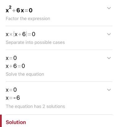 Solve the quadratic equation below by Completing the Square STEP-BY-STEP: x^2+6x=0-example-1