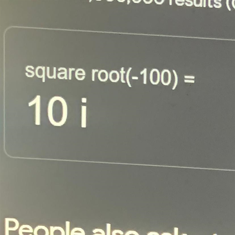 Square root of -100= ?+?i-example-1