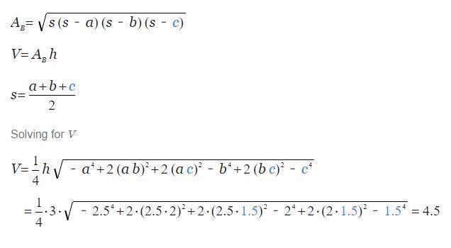 What is the volume of the triangular prism below? and can someone tell me how to do-example-1