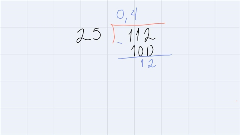 I have trouble with decimal division the question is 11.2 divided by 25-example-3