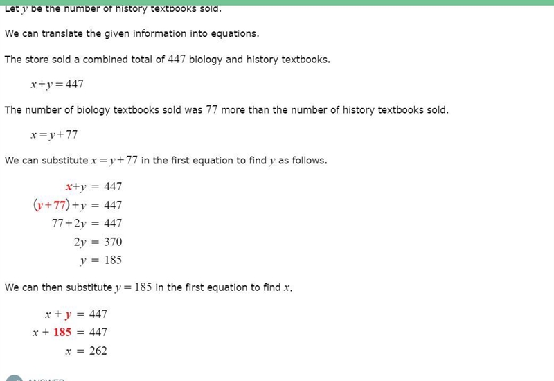 A textbook store sold a combined 471 total of biology and history textbooks in a week-example-1