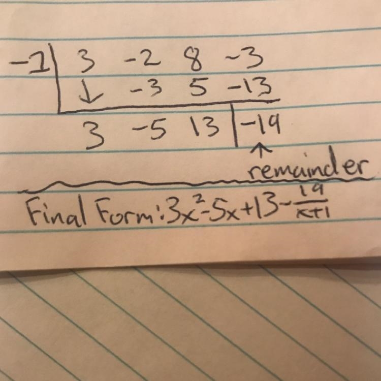 Find the remainder using Synthetic Division, if it exists-example-1