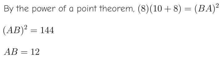 PLEASE HELP! DUE TODAY! TY! In the figure, line segment AB is tangent to the circle-example-1