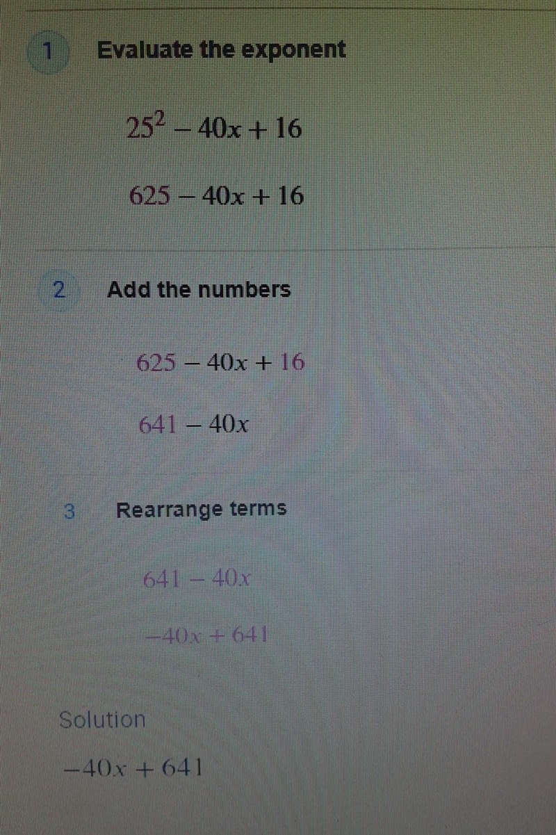 25x^2-40x+16 please help me ahhh i need this im failing algebra bc im missing assignments-example-1