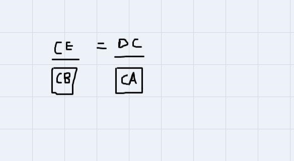 Show that the triangles are similar and write a similarity statement.E1427AC 18D21BZACBACEDCSo-example-1