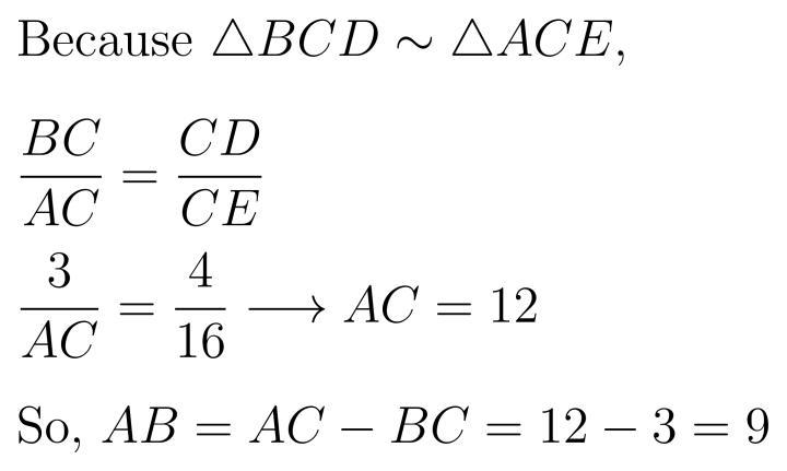 Find the length of AB help-example-1