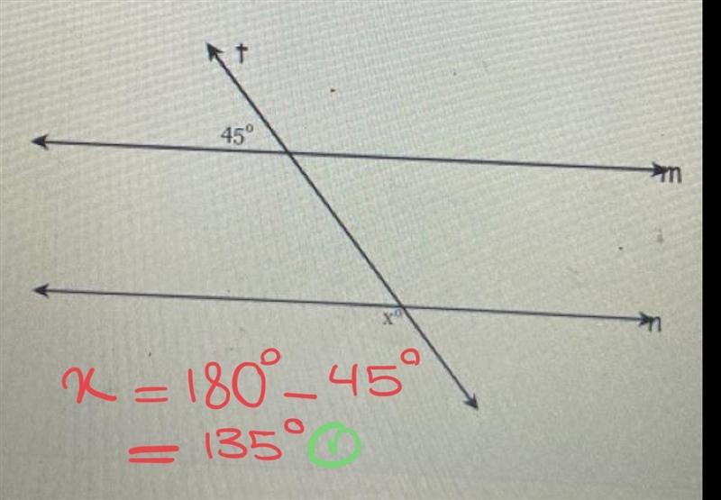 Given mn, find the value of x.-example-1