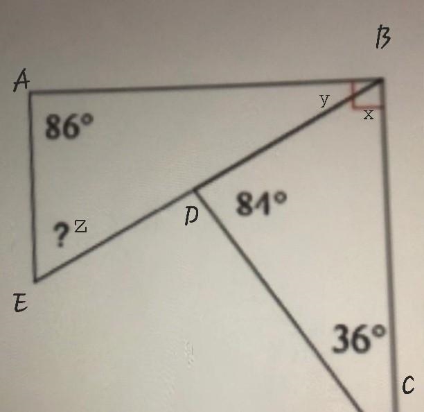 Find the missing degree-example-1