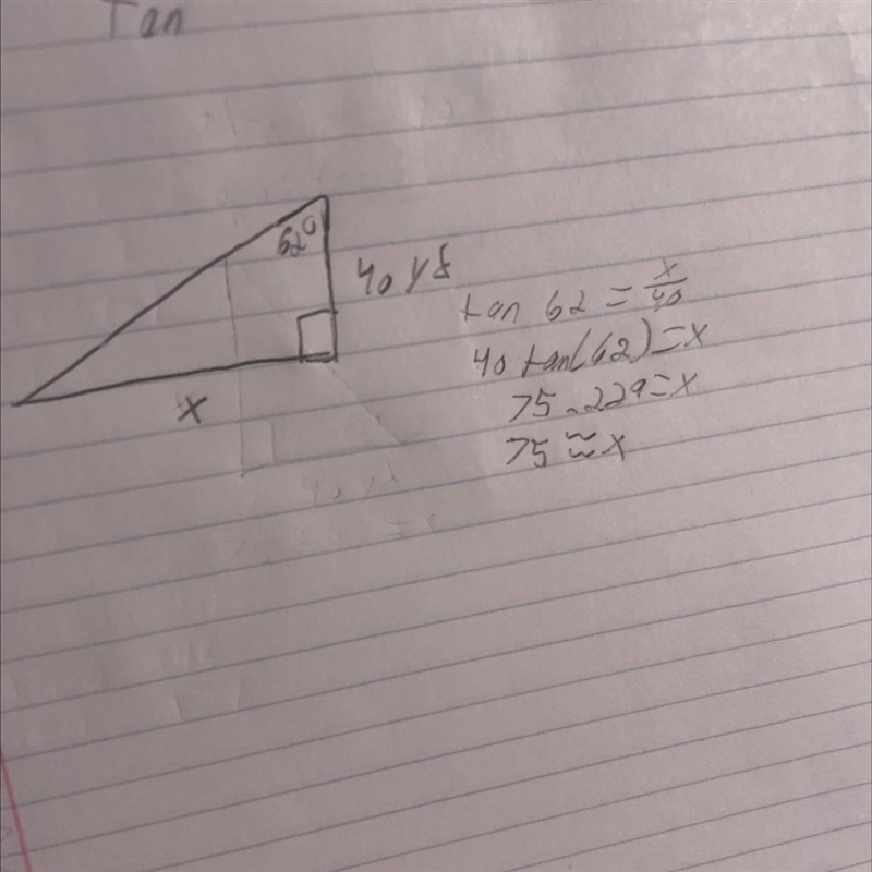 Thank you for those answering! In this triangle, what is the value of x? Enter your-example-1