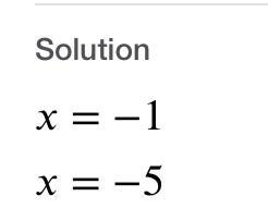 What is a solution of x2 + 6x=-5?-example-1