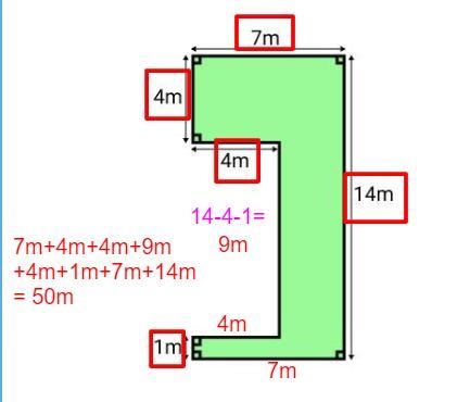 Find the prem of shaded shape-example-1