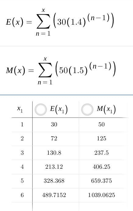 Please help with algebra 2 question! arithmetic sequence erica is playing a card game-example-1