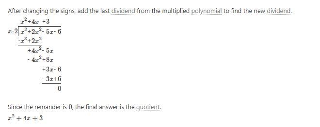 Find the quotient and remainder of x^6-3x^5+x^4-2x^2-5x+6; x^2+2-example-2