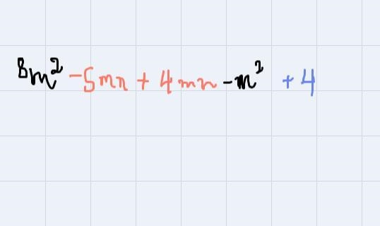 combined like terms directions : mark like terms with colors or symbols. write answers-example-1