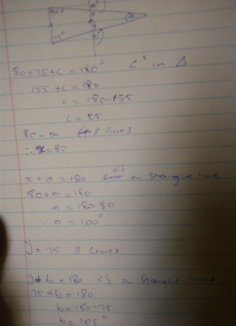 Work out the values of a, b and c. Please it's very urgent. ​-example-1