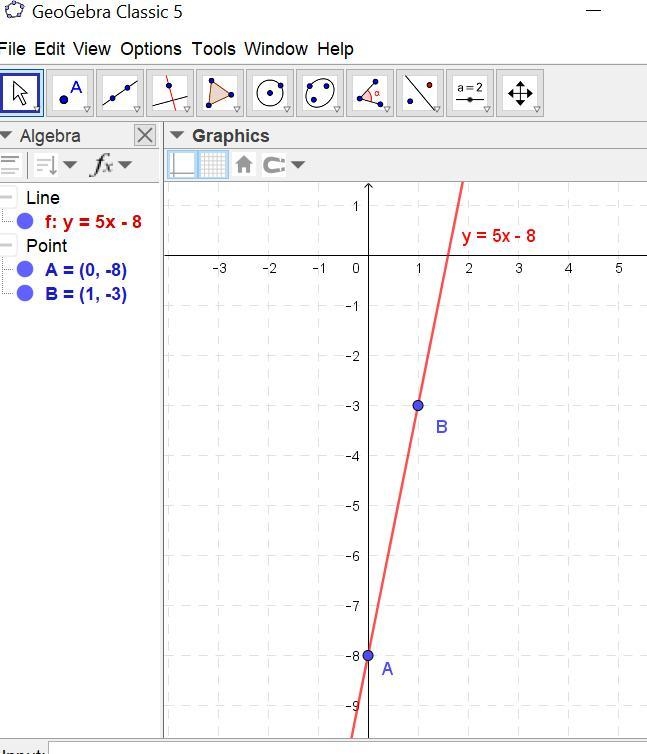 NEED HELP GRAPHING I HAVE ALL THE ANSWERS JUST NEED A GRAPH Find the slope and y-intercept-example-1