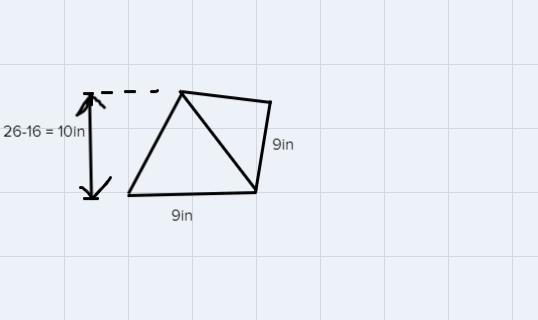 A storage bin has the shape of a Square Prism with a Pyramid top. What is the volumeof-example-2